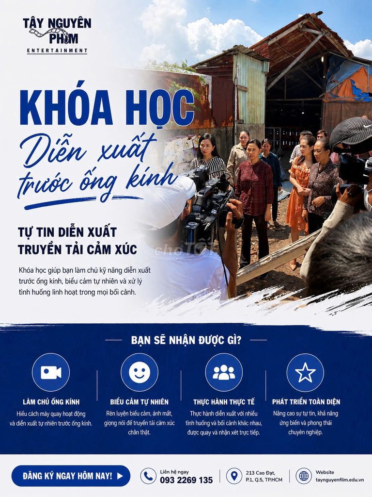 Khóa học diễn xuất Tây Nguyên Phim TP.HCM. Dịch vụ tại Quận 5 Tp Hồ Chí Minh được đăng bởi Tây Nguyên Phim Entertainment hình 1