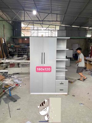 tủ áo liền kệ nhựa taiwan #miễn ship 180*122. Mua bán Tủ, kệ gia đình tại Huyện Hóc Môn Tp Hồ Chí Minh được đăng bởi xưởng nội thất HCM