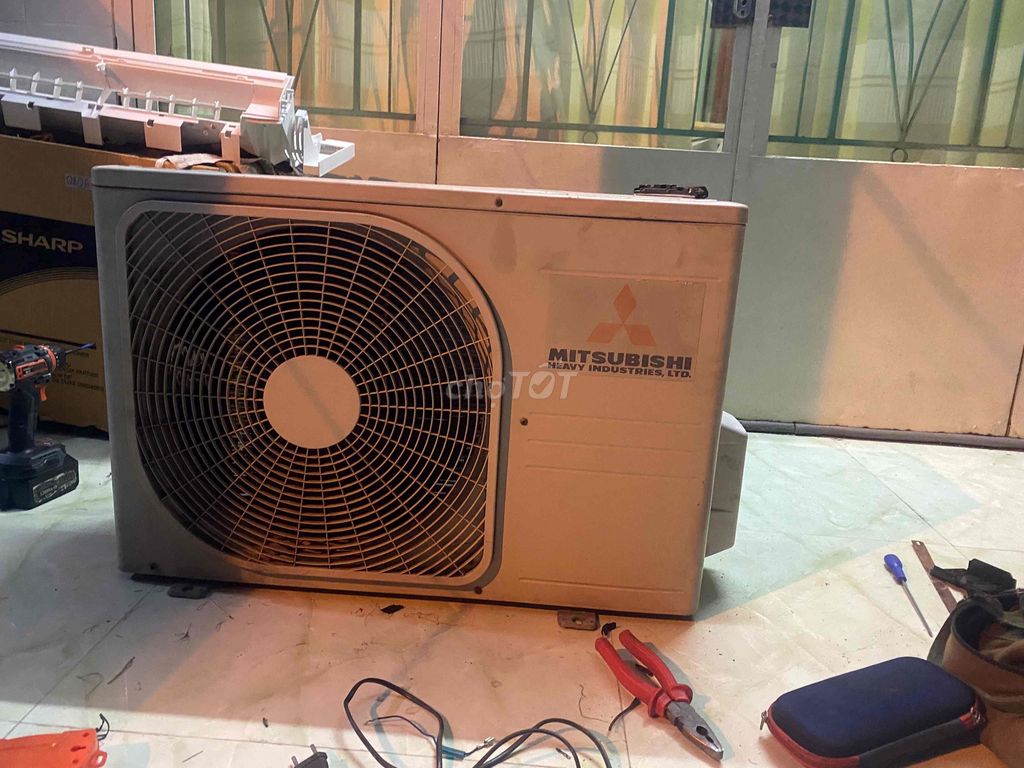 Cục nóng điều hòa Mitsubishi 1 HP. Mua bán Máy lạnh, điều hoà tại Huyện Nhà Bè Tp Hồ Chí Minh được đăng bởi minh tùng hình 1