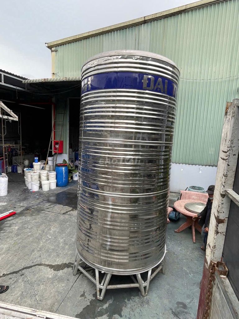Bồn nước Đại Thành Inox 304 5000L đã qua sử dụng. Mua bán Nội thất, đồ gia dụng khác tại Huyện Củ Chi Tp Hồ Chí Minh được đăng bởi BỒN NHỰA VÀ INOX hình 1