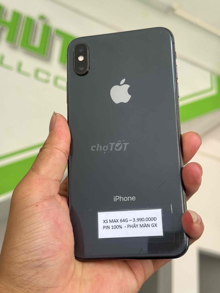 Apple iPhone XS Max 64GB Xám. Mua bán Điện thoại tại Thành phố Buôn Ma Thuột Đắk Lắk được đăng bởi Cầm Đồ PHÚT 89  hình 1