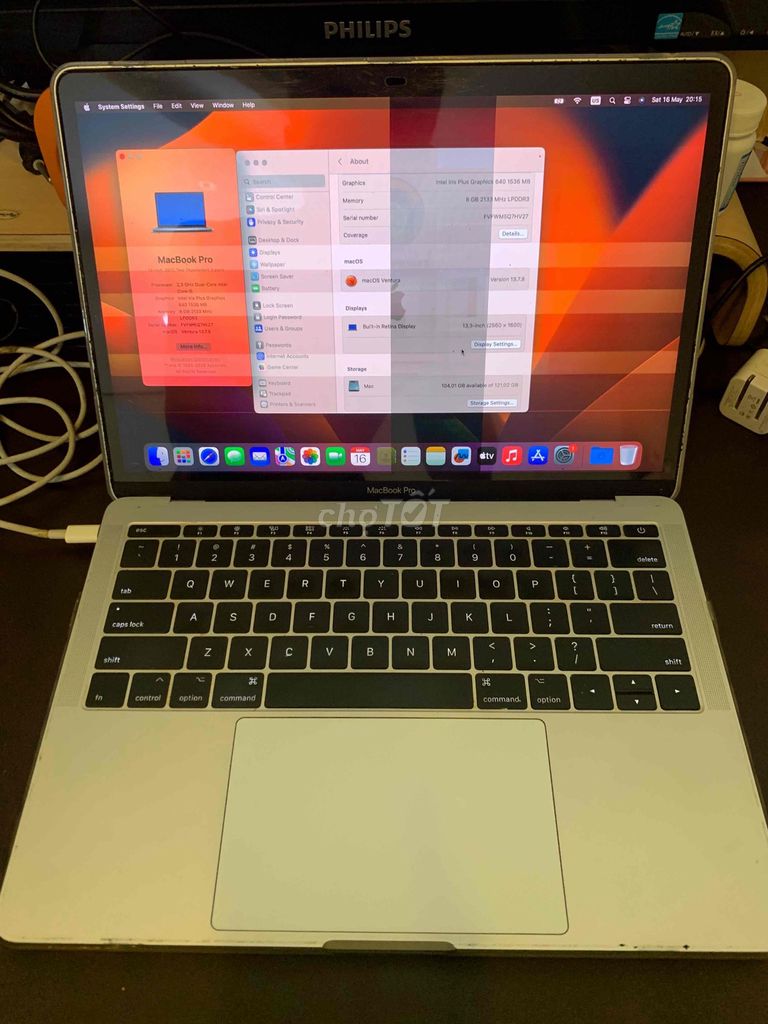 Apple Macbook Pro 13-inch 2017 8GB/128GB Màn hình. Mua bán Laptop tại Quận 7 Tp Hồ Chí Minh được đăng bởi Hải Long hình 1