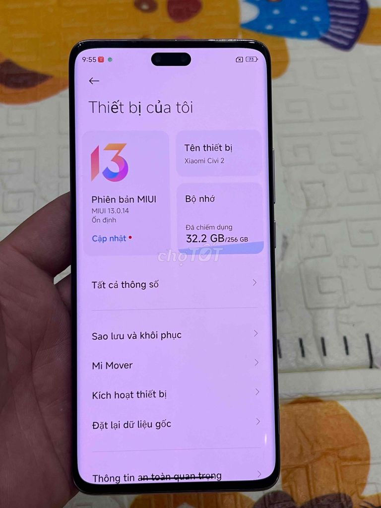 Xiaomi Civi 2 8/256GB Hồng. Mua bán Điện thoại tại Quận Hoàng Mai Hà Nội được đăng bởi Nguyennoi hình 1