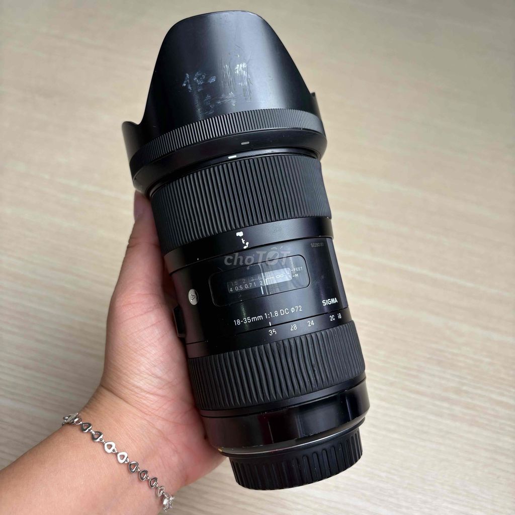 Ống kính Sigma 18-35mm f/1.8 Art Canon APS-C Đen. Mua bán Máy ảnh, Máy quay tại Thành phố Thủ Đức Tp Hồ Chí Minh được đăng bởi Liễu Lê  hình 1