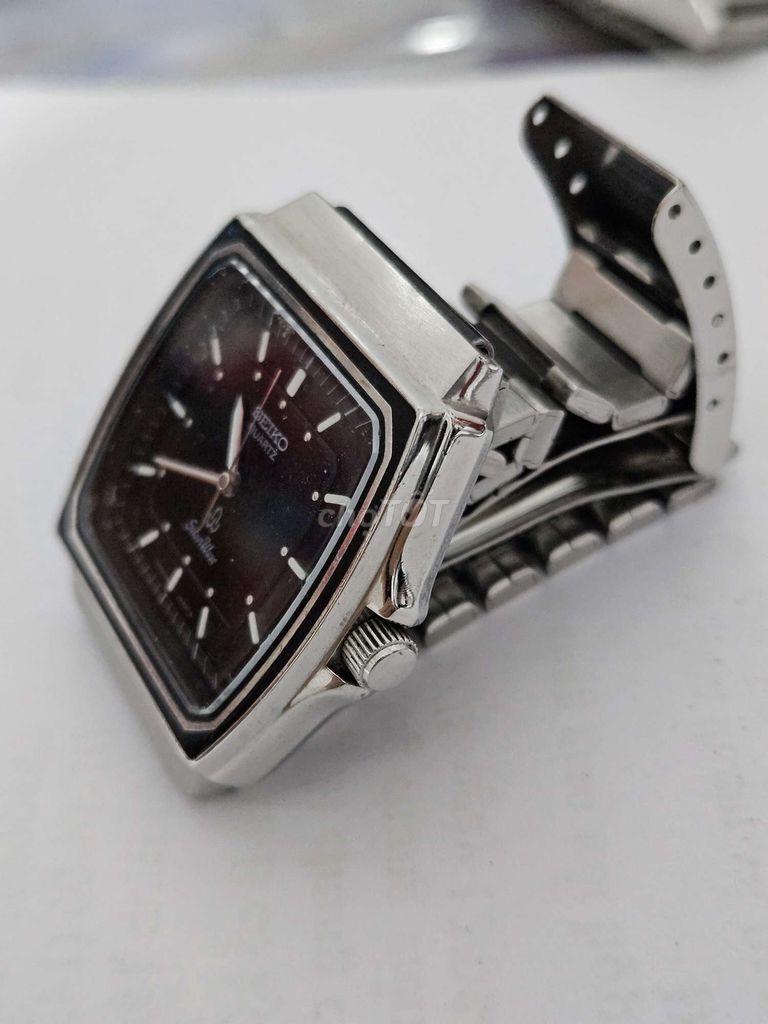 Seiko Silverwave vuông pin 100% Japan