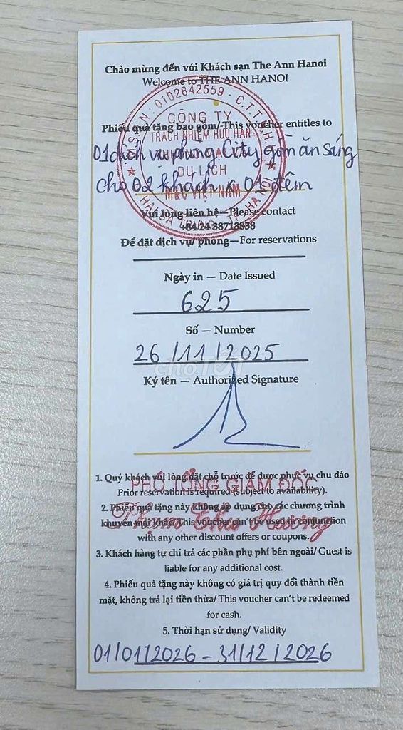 Voucher khách sạn The Ann Hanoi. Du lịch tại Quận 1 Tp Hồ Chí Minh được đăng bởi ngọc trâm lê hình 1