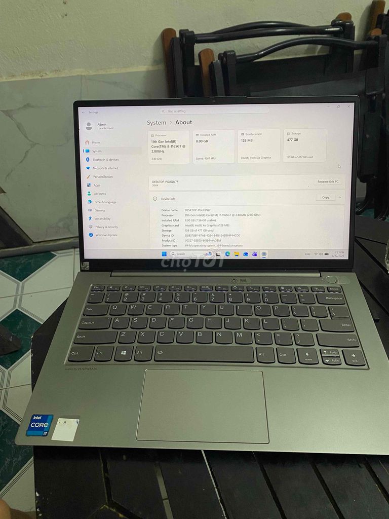 Lenovo ThinkBook 14s G2 ITL i7 1165G7 8GB/512GB. Mua bán Laptop tại Quận Gò Vấp Tp Hồ Chí Minh được đăng bởi Phạm Tuấn Kiệt hình 1