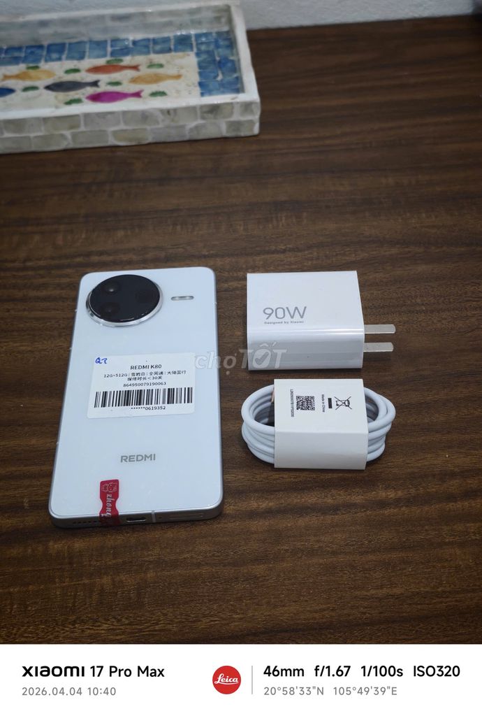 Redmi K80 12/512 Quốc Tế sạc 90w có ship COD. Mua bán Điện thoại tại Quận Hoàng Mai Hà Nội được đăng bởi Trần Ngọc Hiếu hình 1