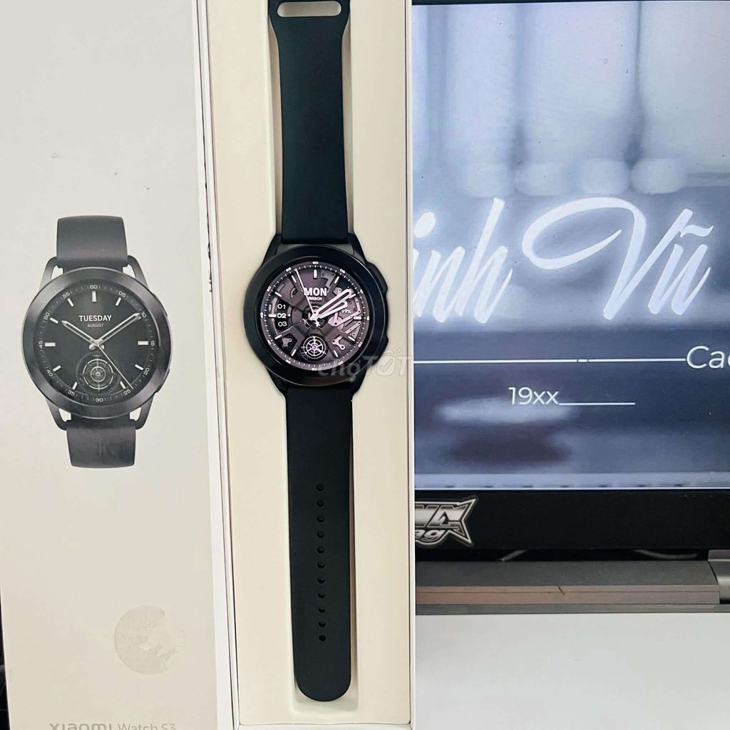 Xiaomi Watch S3 Đen. Mua bán Thiết bị đeo thông minh tại Quận Gò Vấp Tp Hồ Chí Minh được đăng bởi AnVũ02 hình 1