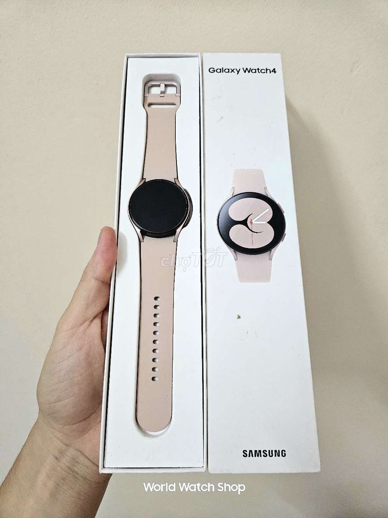 Samsung Watch 4 40mm Hồng Fullbox 99% BH T06.2025