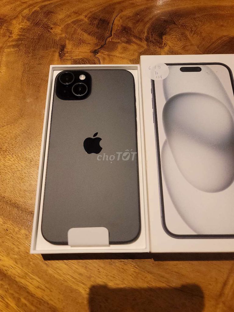 Apple iPhone 15 Plus 128GB Đen Chưa kích hoạt. Mua bán Điện thoại tại Quận Bình Thạnh Tp Hồ Chí Minh được đăng bởi Lê Cảnh Sơn hình 1