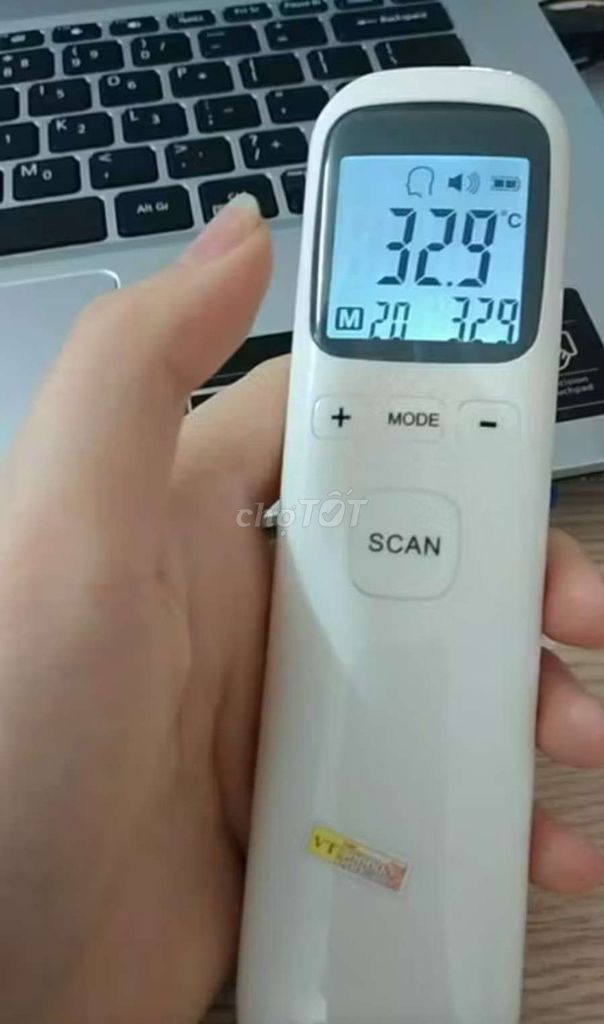 Nhiệt kế hồng ngoại Trắng tiện ích bỏ túi. Mua bán Nội thất, đồ gia dụng khác tại Quận Tân Bình Tp Hồ Chí Minh được đăng bởi Ngọc Phượng hình 1