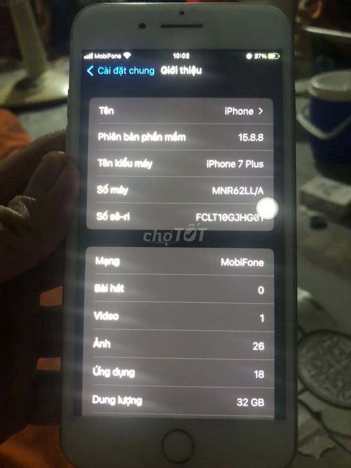 Apple iPhone 7 Plus 32GB Bạc Like New. Mua bán Điện thoại tại Quận 4 Tp Hồ Chí Minh được đăng bởi Hội Đồ Điện Tử hình 1