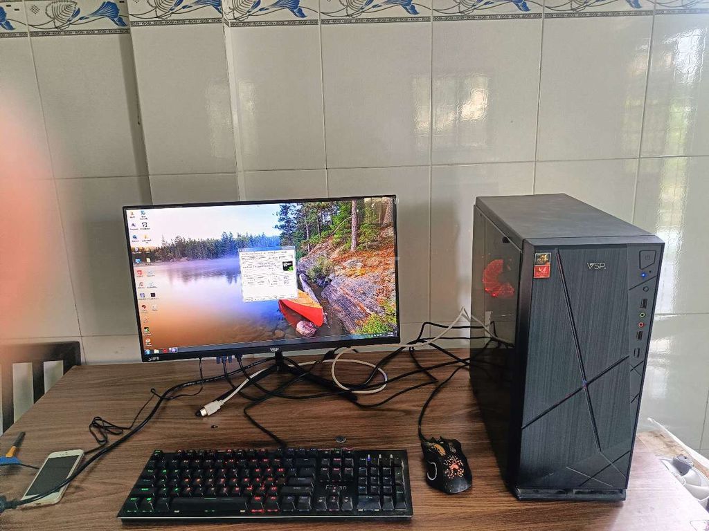 Bộ pc game có gl tivi