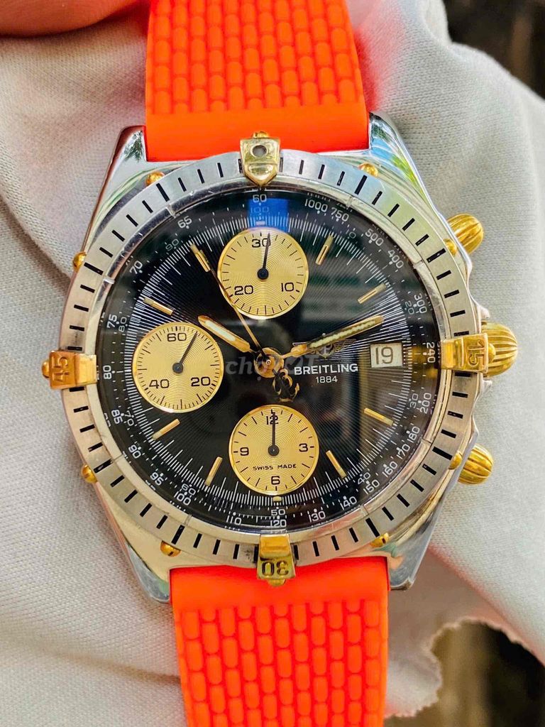 Breitling Chronomat Automatic Chronograph 18k Gold