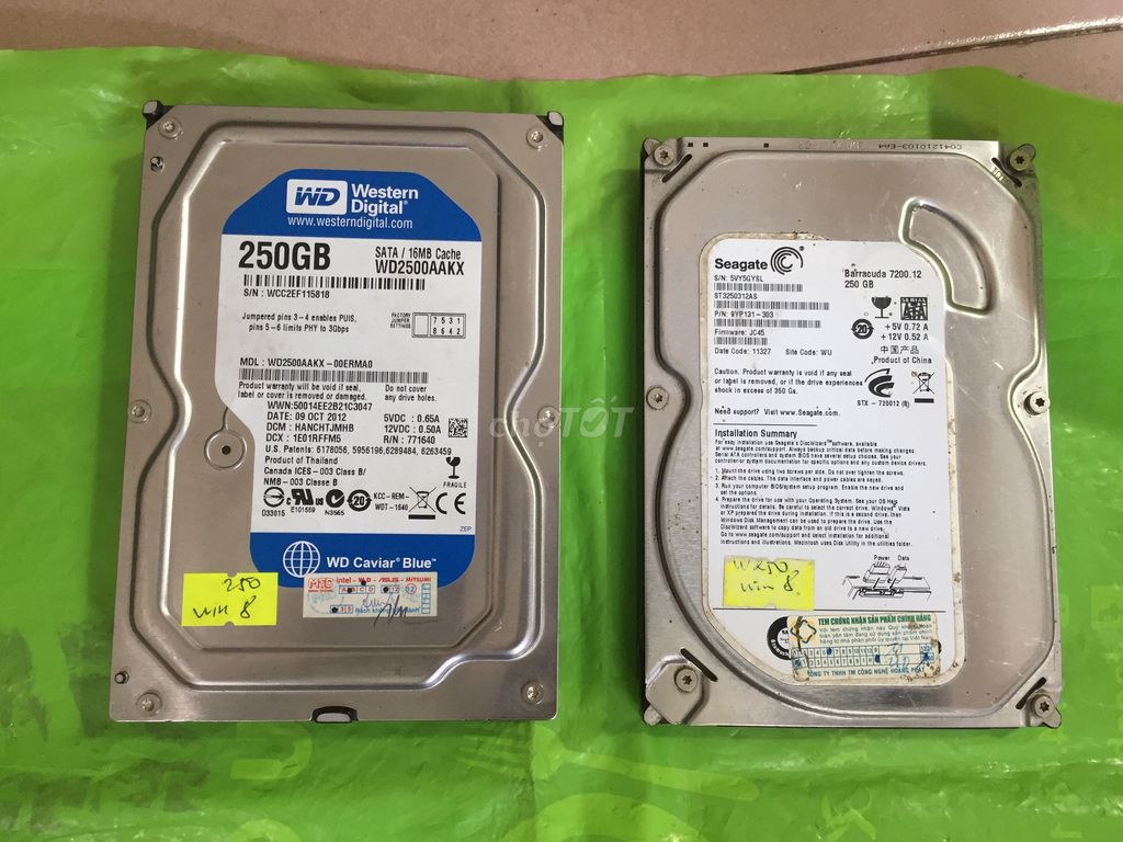 2 Ổ ĐĨA HDD - 250Gb