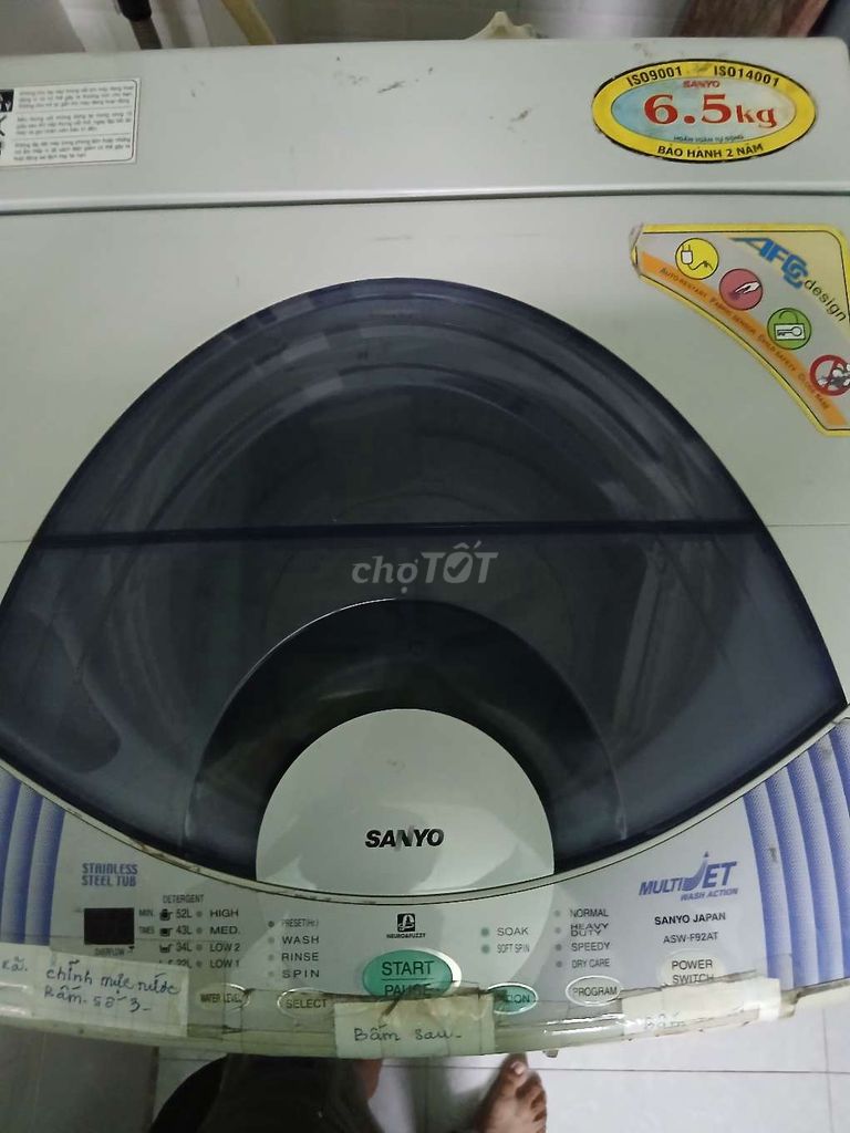 Máy giặt Sanyo 6.5kg hàng nhập khẩu