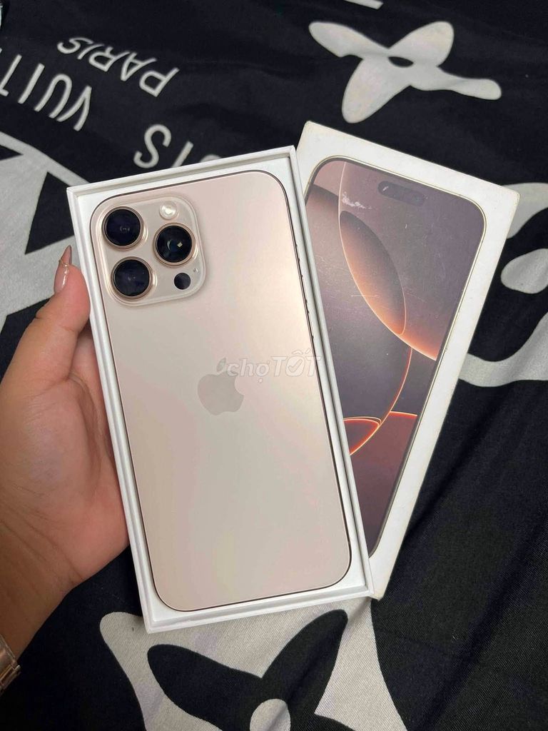 Apple iPhone 16 Pro Max 256GB Vàng hồng. Mua bán Điện thoại tại Quận 1 Tp Hồ Chí Minh được đăng bởi Hội Đồ Điện Tử hình 1