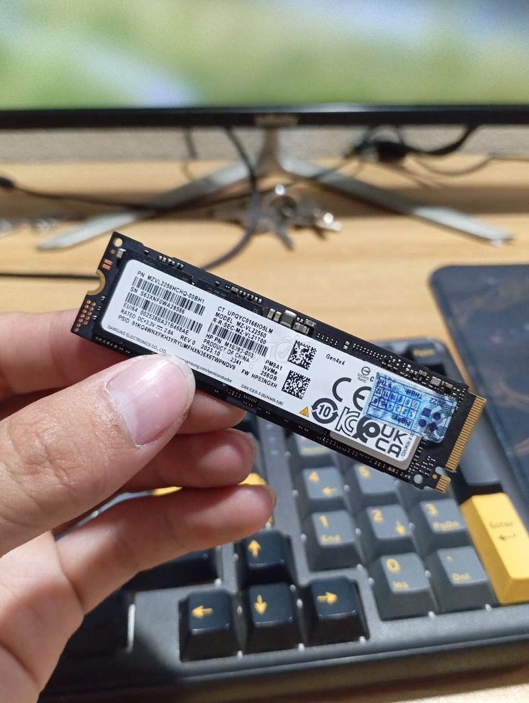 Ổ cứng SSD Samsung MZVL2256HCHQ-00BH1 256GB. Mua bán Linh kiện (RAM, Card...) tại Huyện Đồng Xuân Phú Yên được đăng bởi Bùi Thanh An hình 1