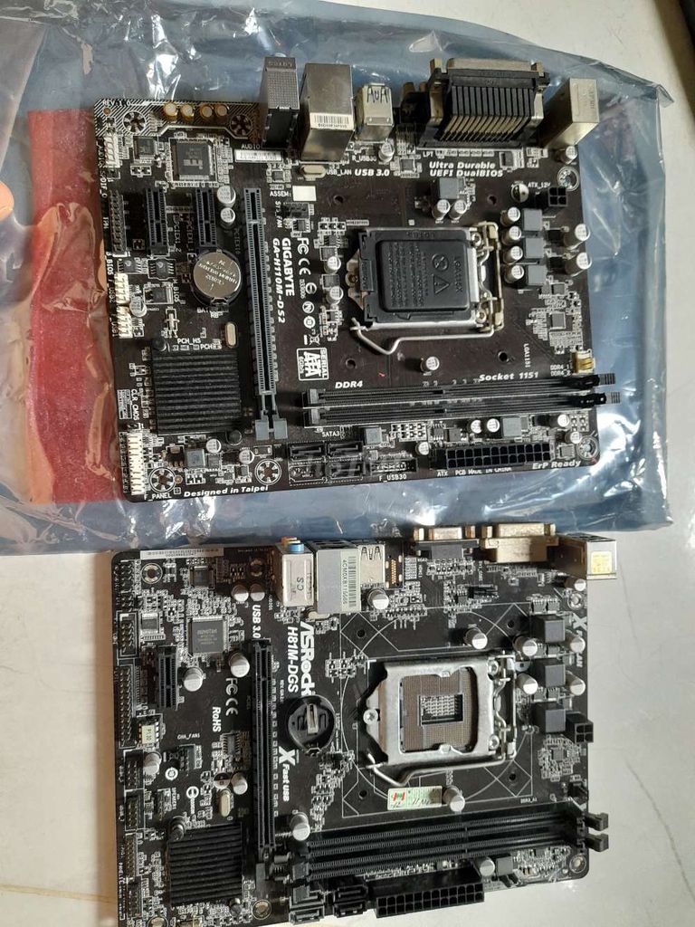 Bán  sát  2 mainboard,  1 cái  h110, 1 cái  h81