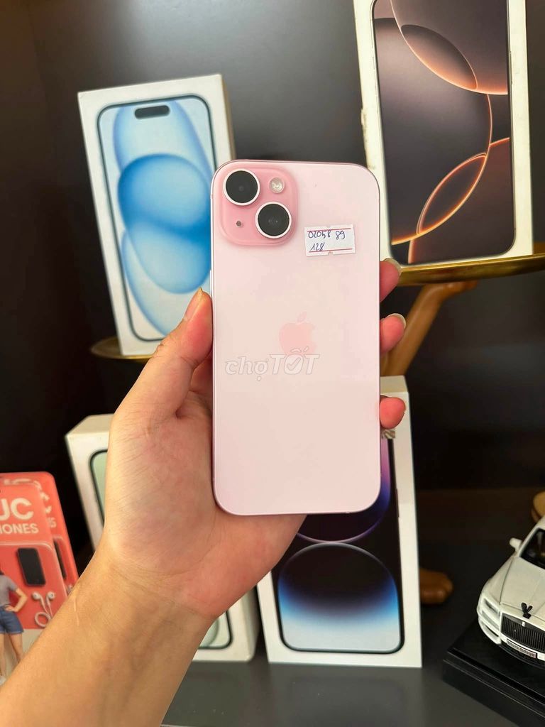 Apple iPhone 15 128GB Hồng Đã sử dụng. Mua bán Điện thoại tại Quận Đống Đa Hà Nội được đăng bởi Hội Đồ Điện Tử hình 1