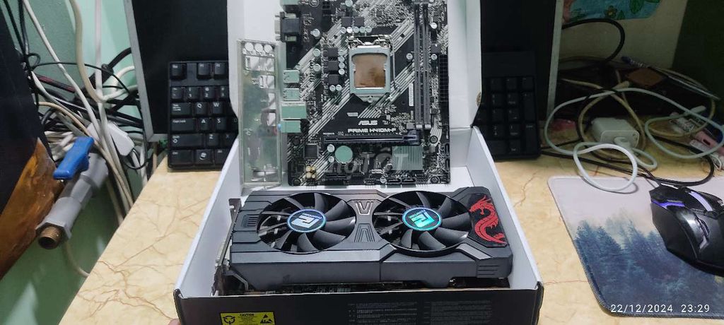 Vga rx580 8g + main 410