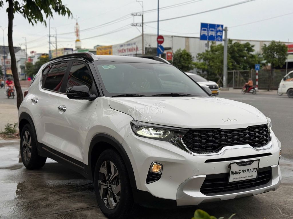 Kia Sonet 1.5L Premium 2022 màu trắng. Mua bán Ô tô tại Thành phố Thuận An Bình Dương được đăng bởi Thắng Trần Auto hình 4