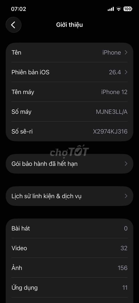 iPhone 12 Trắng 64GB Lock Mỹ Đã Sửa Chữa. Mua bán Điện thoại tại Huyện Mang Yang Gia Lai được đăng bởi trần minh nhị hình 1