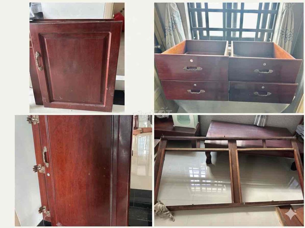Kệ tủ gỗ Căm Xe Nâu đỏ. Mua bán Tủ, kệ gia đình tại Quận Cái Răng Cần Thơ được đăng bởi THUẬN hình 1
