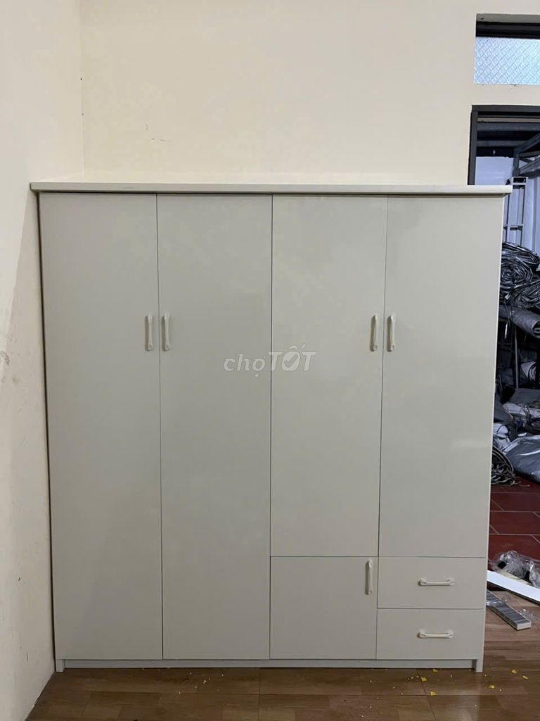 Tủ quần áo nhựa Đài Loan 4 cánh. Mua bán Tủ, kệ gia đình tại Quận Cầu Giấy Hà Nội được đăng bởi Nội thất nhựa Hà Nội  hình 1