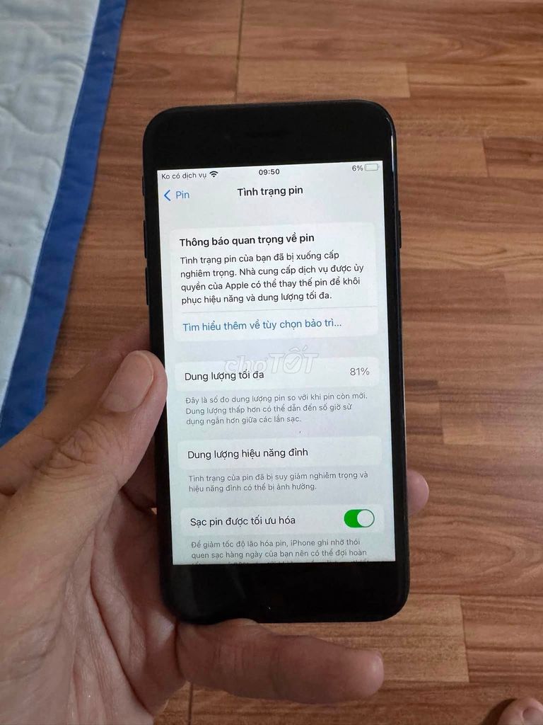 Apple iPhone 7 32GB Đen 81%. Mua bán Điện thoại tại Quận 12 Tp Hồ Chí Minh được đăng bởi Hội Đồ Điện Tử hình 1