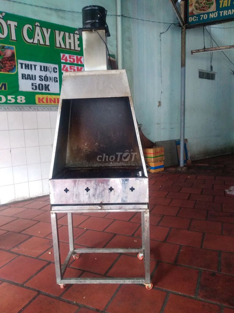 Lò nướng Inox đã sử dụng có quạt hút khói. Mua bán Bếp, lò, đồ điện nhà bếp tại Quận 5 Tp Hồ Chí Minh được đăng bởi Hội Đồ Điện Tử hình 1
