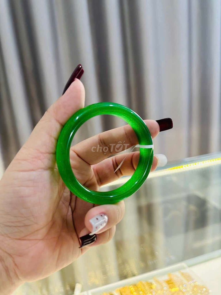 Vòng tay Nữ Cẩm thạch Xanh lá. Mua bán Phụ kiện thời trang khác tại Thành phố Hà Tiên Kiên Giang được đăng bởi PHỤ KIỆN TRANG SỨC HQ hình 1