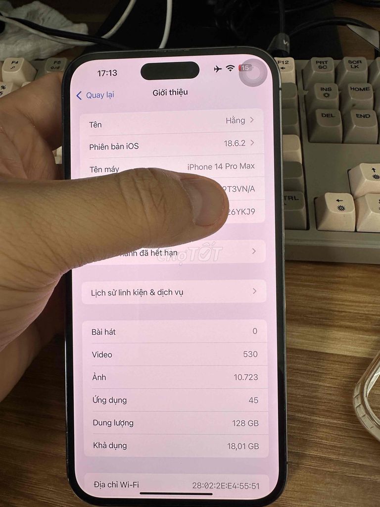 iPhone 14 Pro Max 128GB Tím VN/A. Mua bán Điện thoại tại Quận Hoàng Mai Hà Nội được đăng bởi Cuong hình 1
