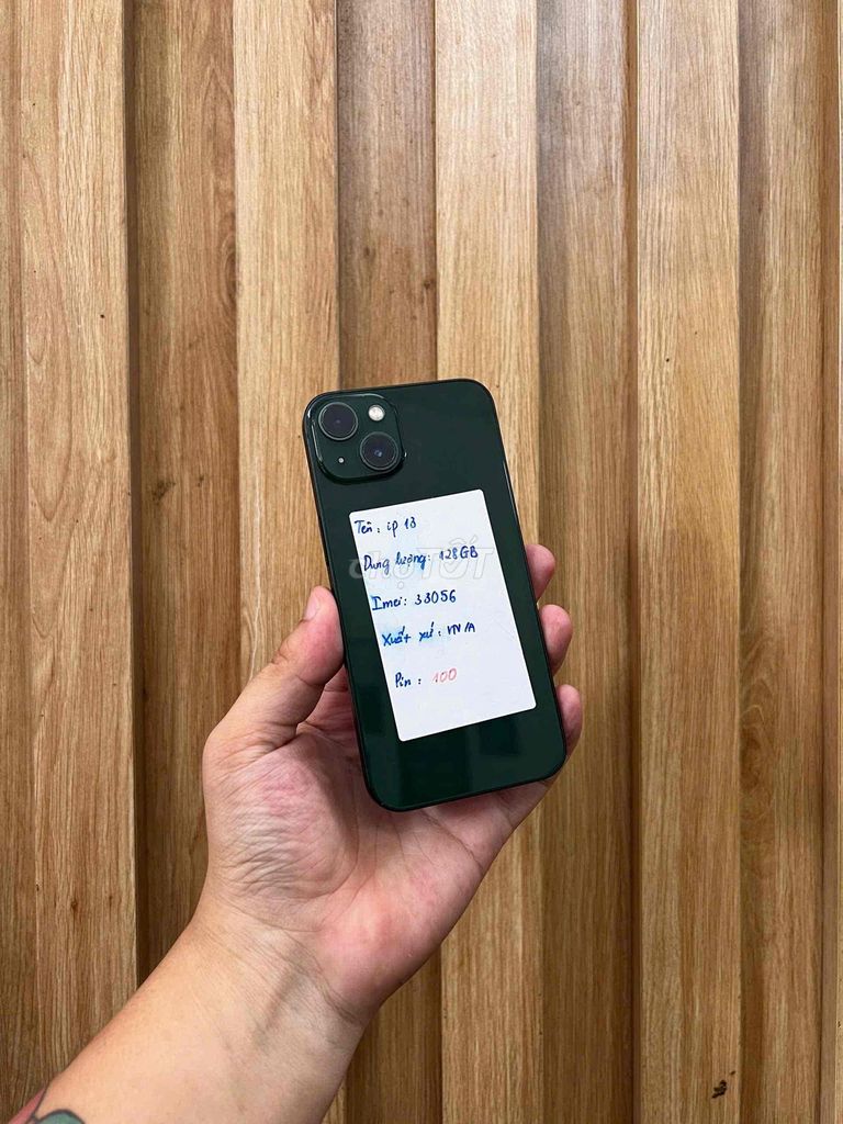 Apple iPhone 13 128GB Xanh. Mua bán Điện thoại tại Quận Đống Đa Hà Nội được đăng bởi HaNoiMobile HT  hình 1