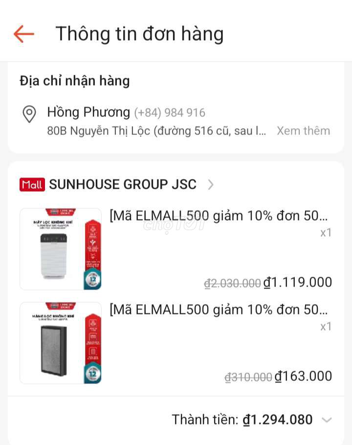 Máy lọc không khí Sunhouse (còn mới hơn 95%). Mua bán Nội thất, đồ gia dụng khác tại Huyện Hóc Môn Tp Hồ Chí Minh được đăng bởi Trinh hình 3