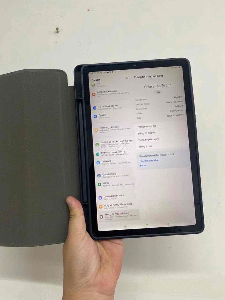 Samsung Galaxy Tab S6 Lite 4GB/64GB Xám 10.4 inch. Mua bán Máy tính bảng tại Quận Gò Vấp Tp Hồ Chí Minh được đăng bởi Quang Minh Mobile  hình 1
