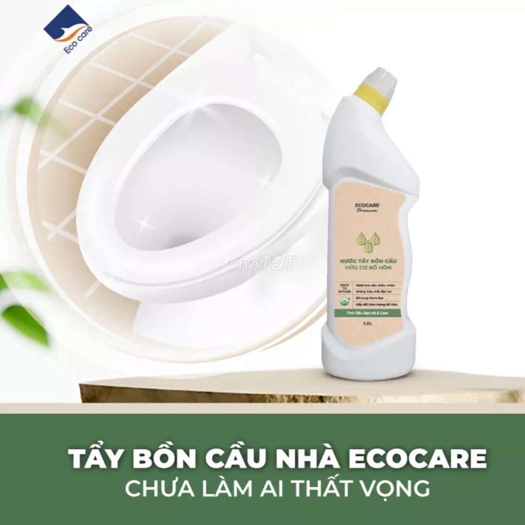 NƯỚC TẨY RỬA BỒN CẦU TINH DẦU BẠC HÀ CAM 900ML