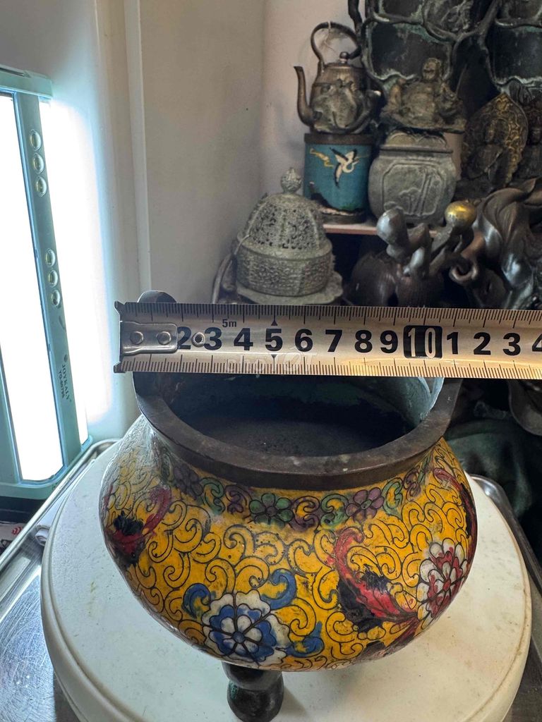 Lu hương Đồng pháp lam nhiều màu. Mua bán Đồ sưu tầm, đồ cổ tại Quận 1 Tp Hồ Chí Minh được đăng bởi Diệu Phúc hình 1