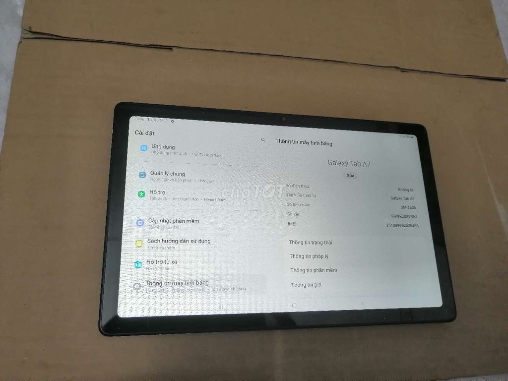 MTB Samsung Tab A7(2020) 10.4inch xài Sim 4G,Ram3g