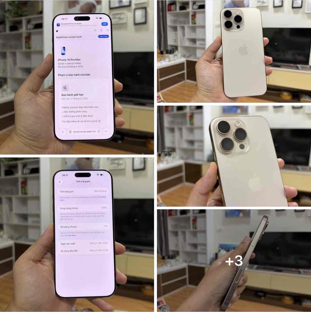 iPhone 16Pro 512G Gold FULLBOX APPLE 9/2026. Mua bán Điện thoại tại Quận Thanh Xuân Hà Nội được đăng bởi Nguyễn Huy Dũng hình 1