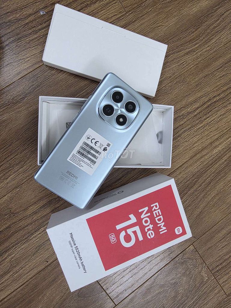 Xiaomi Redmi Note 15 5G 128GB Bạc Mới. Mua bán Điện thoại tại Quận Cầu Giấy Hà Nội được đăng bởi Nguyễn Quyền hình 1