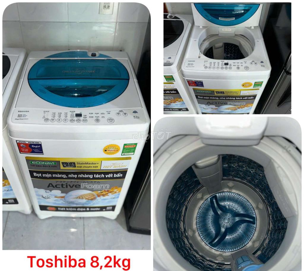 Máy giặt Toshiba 8,2 kí bao ship . Mua bán Máy giặt tại Quận Bình Tân Tp Hồ Chí Minh được đăng bởi hải  hình 1