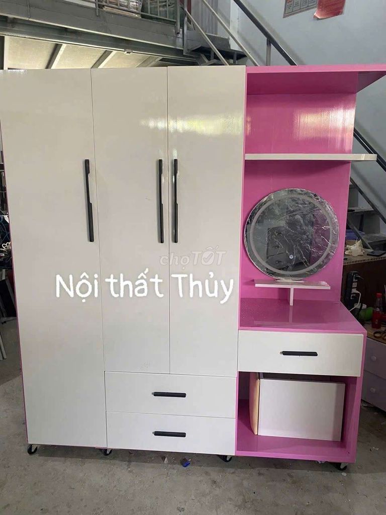 Tủ quần áo liền bàn trang điểm, tủ nhựa. Mua bán Tủ, kệ gia đình tại Thành phố Thủ Đức Tp Hồ Chí Minh được đăng bởi Phương thủy hình 1