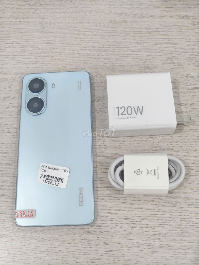 Xiaomi Redmi Turbo 4 16/256 Xanh sạc 120w có COD. Mua bán Điện thoại tại Quận Ba Đình Hà Nội được đăng bởi Android Top hình 1
