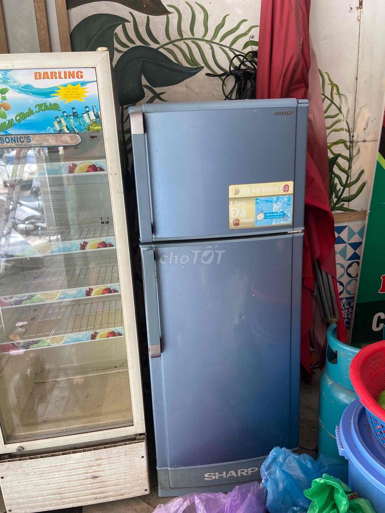 Tủ lạnh Sharp Xám xanh 130lít. Mua bán Tủ lạnh tại Quận Hà Đông Hà Nội được đăng bởi Thanh Lý Thành Phát hình 1