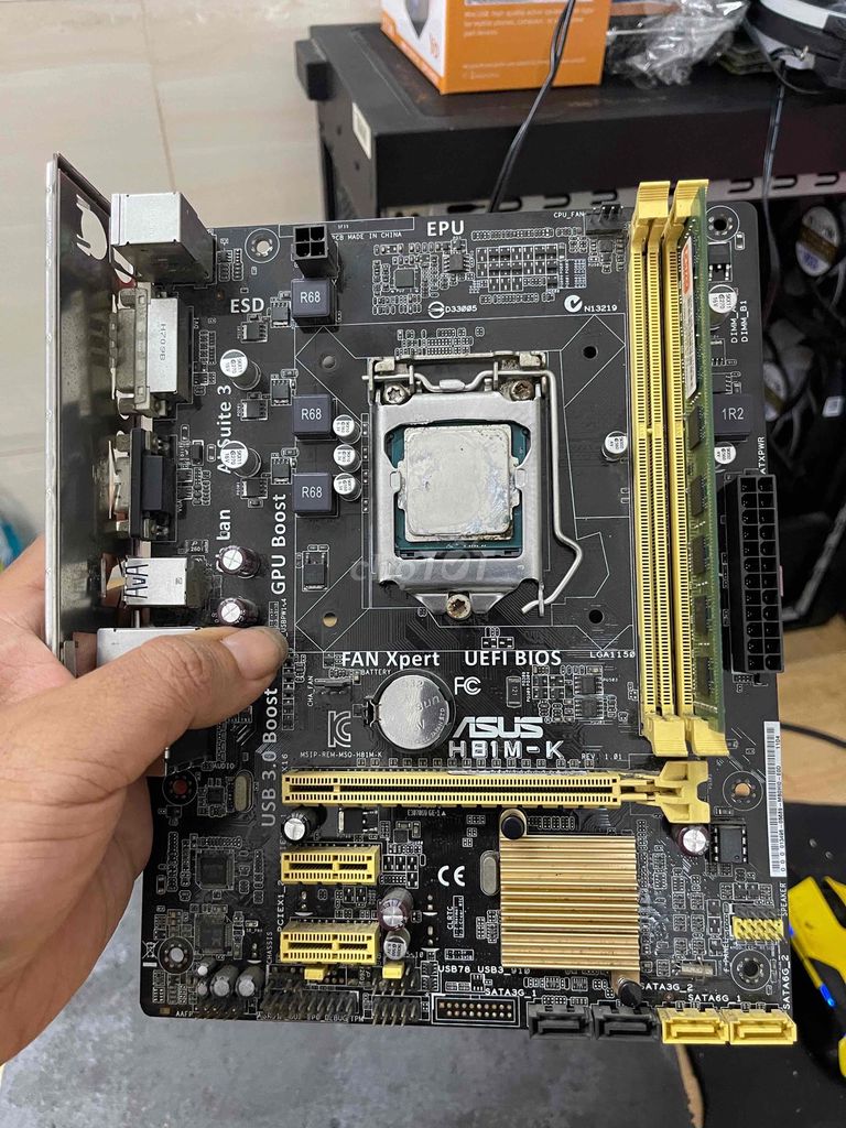 Bo mạch chủ ASUS H81M-K. Mua bán Linh kiện (RAM, Card...) tại Quận Bình Tân Tp Hồ Chí Minh được đăng bởi Mr Hoàn hình 1