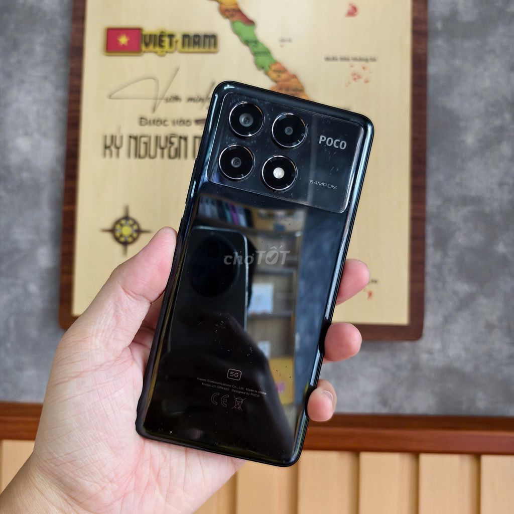 Poco X6 Pro 5G (8/256GB) Fullbox 𝗚𝗢𝗣𝟬₫𝗚𝗜𝗔𝗢𝗟𝗨𝗨. Mua bán Điện thoại tại Quận Ninh Kiều Cần Thơ được đăng bởi DI ĐỘNG BULL hình 1