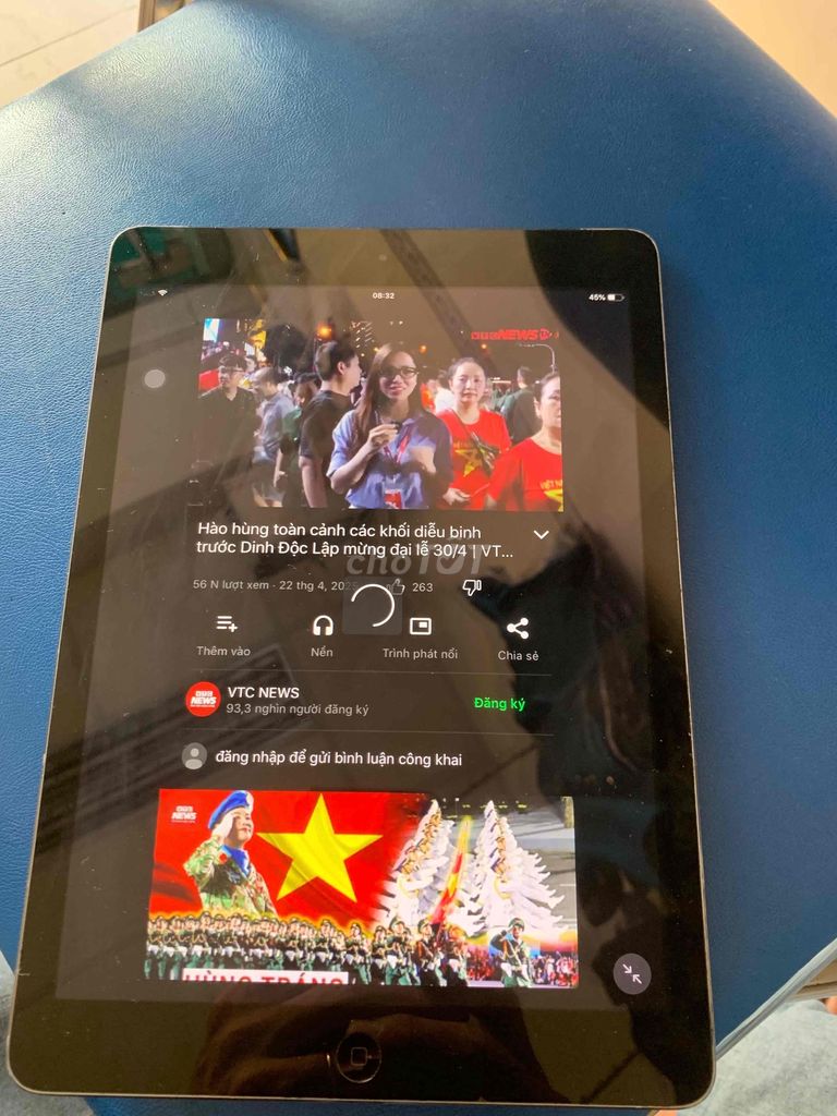Ipad Air1 bản qt 4g màu đen. Mua bán Máy tính bảng tại Thành phố Long Xuyên An Giang được đăng bởi ĐỨC PHÚ hình 5