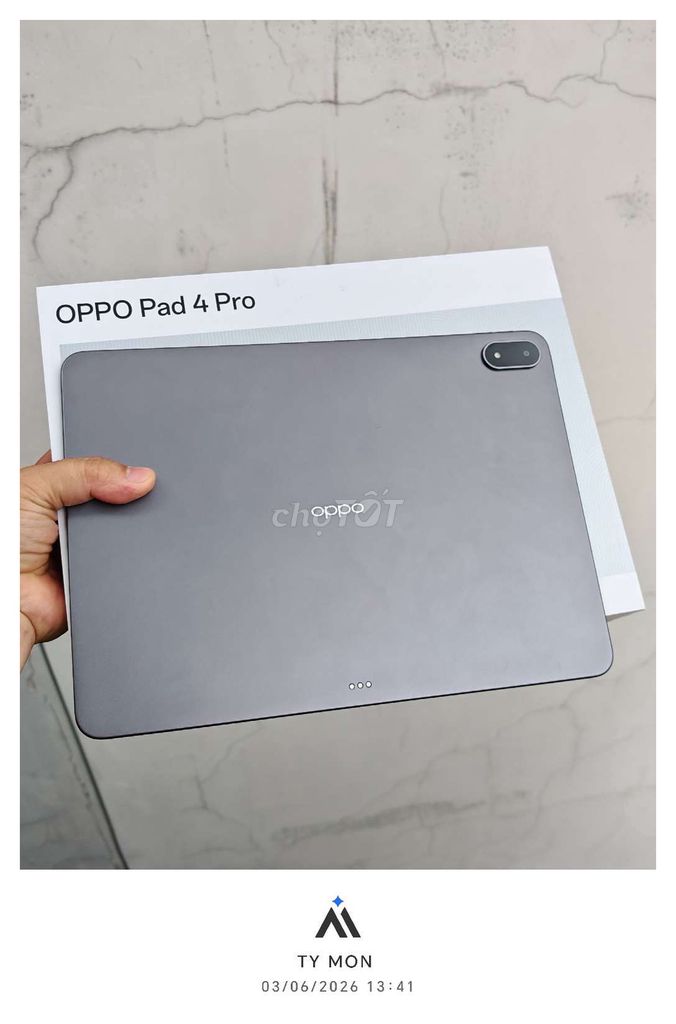 OPPO Pad 4 Pro 13.2 inch 12GB/256GB. Mua bán Máy tính bảng tại Quận 5 Tp Hồ Chí Minh được đăng bởi TY  MON MOBILE hình 1